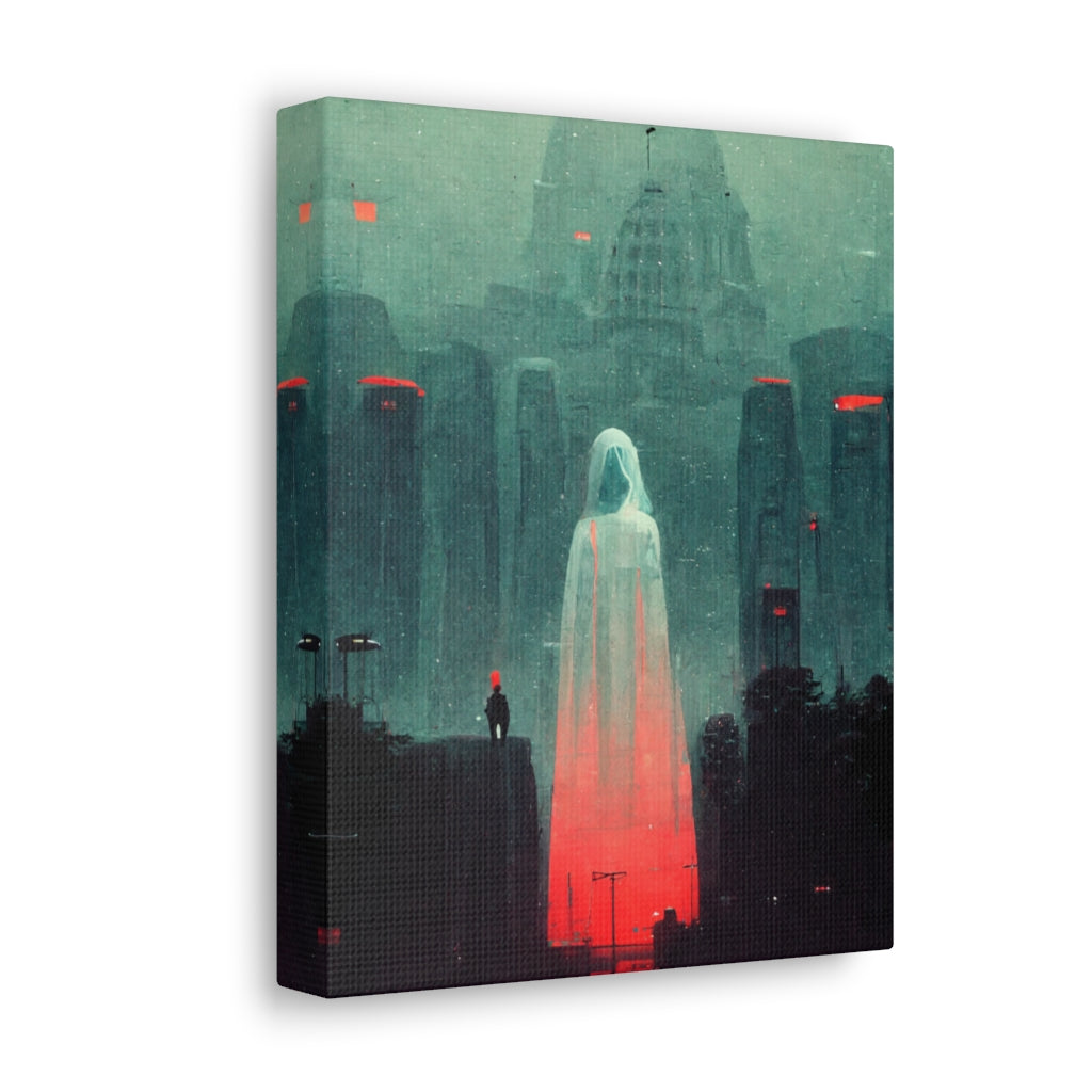 Our Lady in Red - Canvas Gallery Wraps