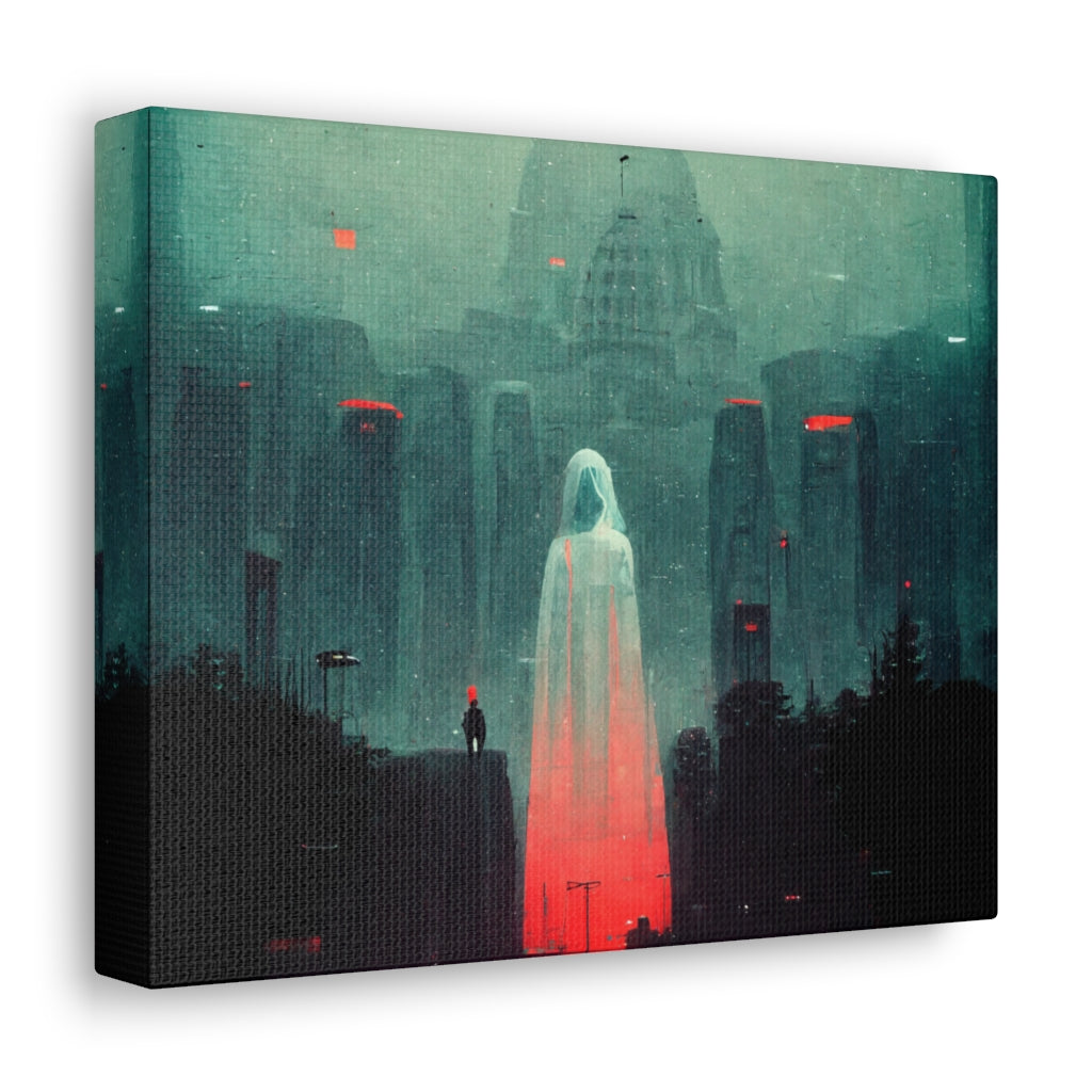 Our Lady in Red - Canvas Gallery Wraps