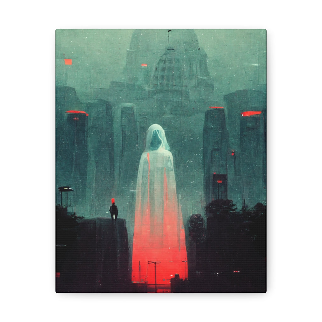 Our Lady in Red - Canvas Gallery Wraps