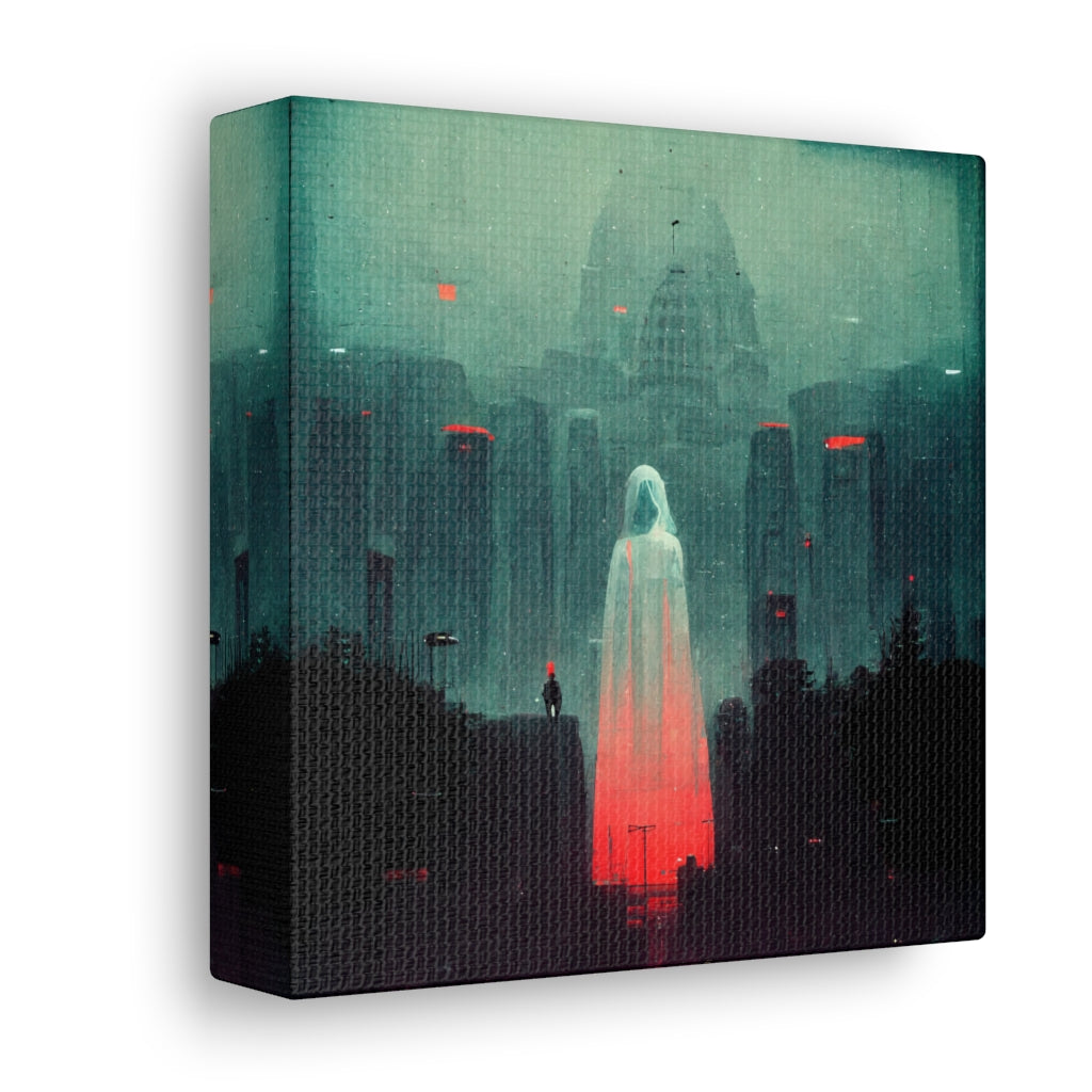 Our Lady in Red - Canvas Gallery Wraps