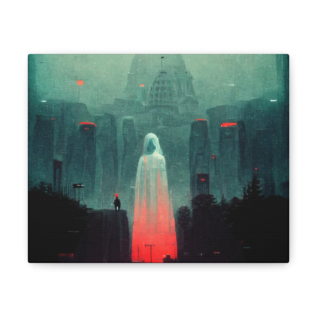 Our Lady in Red - Canvas Gallery Wraps