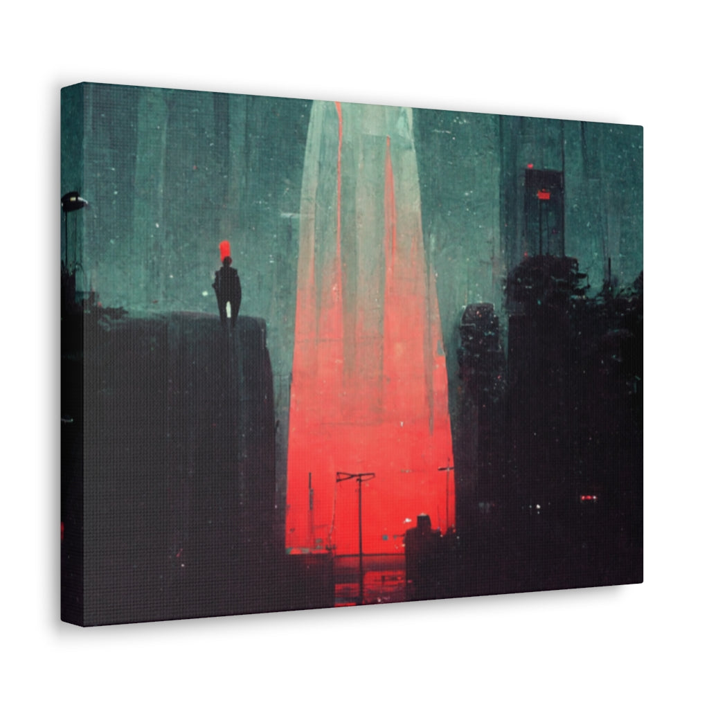 Our Lady in Red - Canvas Gallery Wraps
