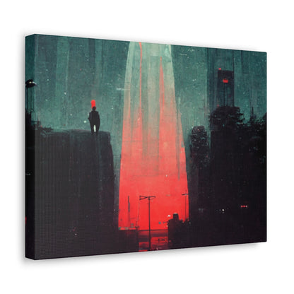 Our Lady in Red - Canvas Gallery Wraps
