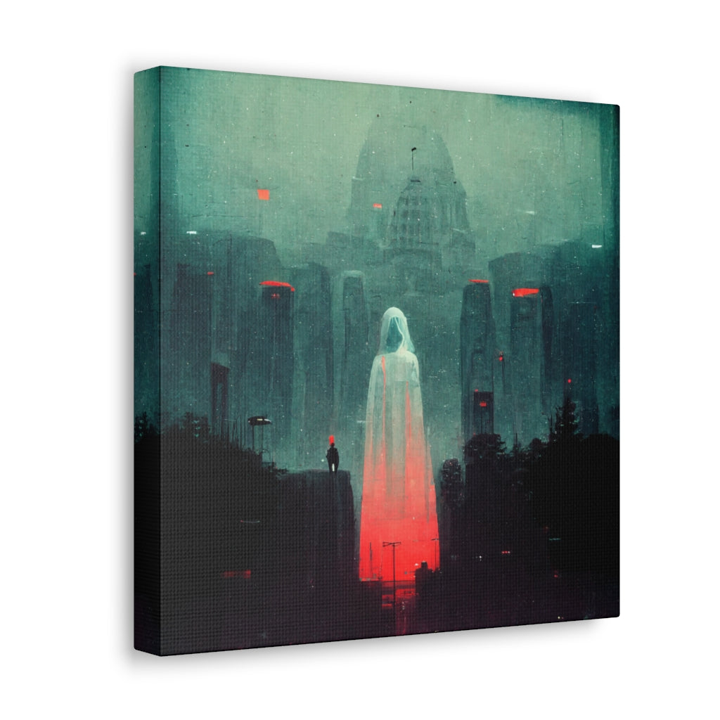 Our Lady in Red - Canvas Gallery Wraps