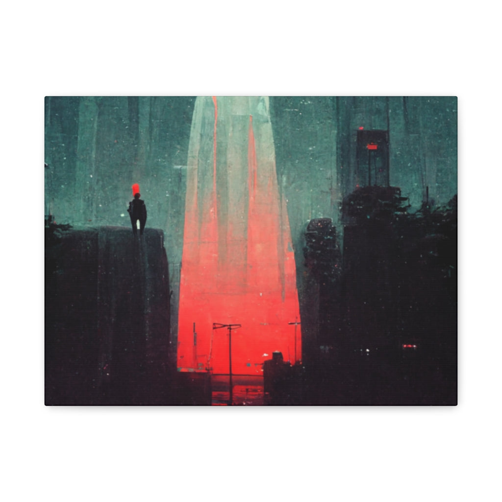 Our Lady in Red - Canvas Gallery Wraps