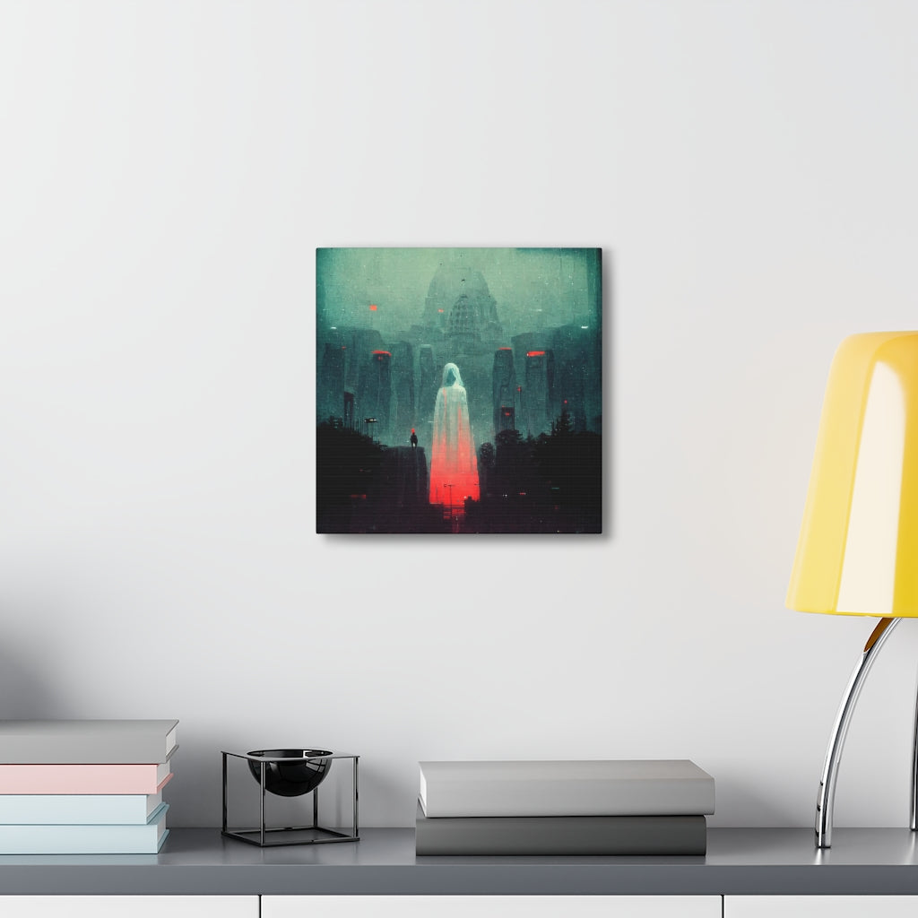 Our Lady in Red - Canvas Gallery Wraps